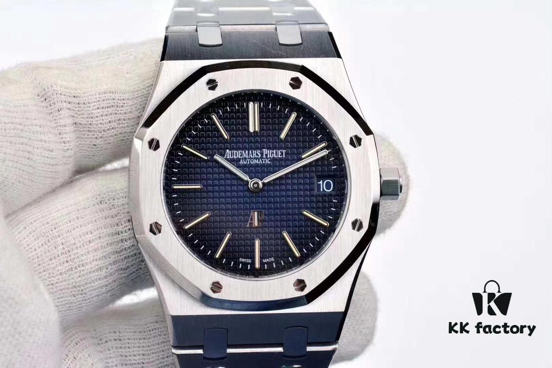 XF New Release: Royal Oak 15202 IP Ultra-Thin 'Smoked Blue' Custom Limited Edition, Limited to 150 Pieces