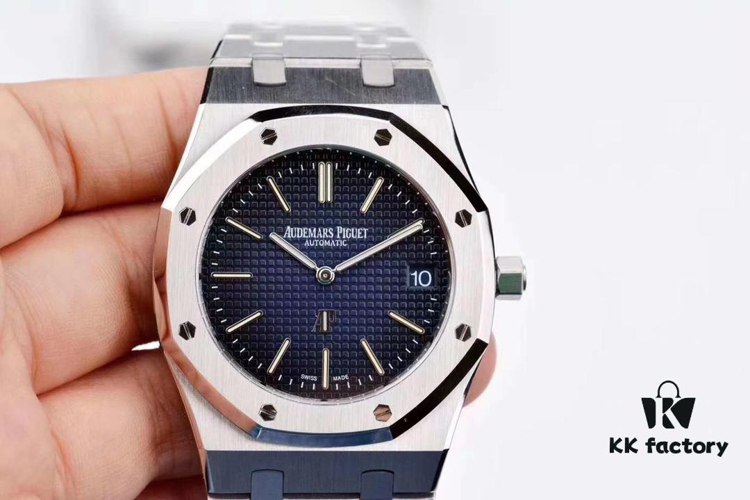 XF New Release: Royal Oak 15202 IP Ultra-Thin 'Smoked Blue' Custom Limited Edition, Limited to 150 Pieces