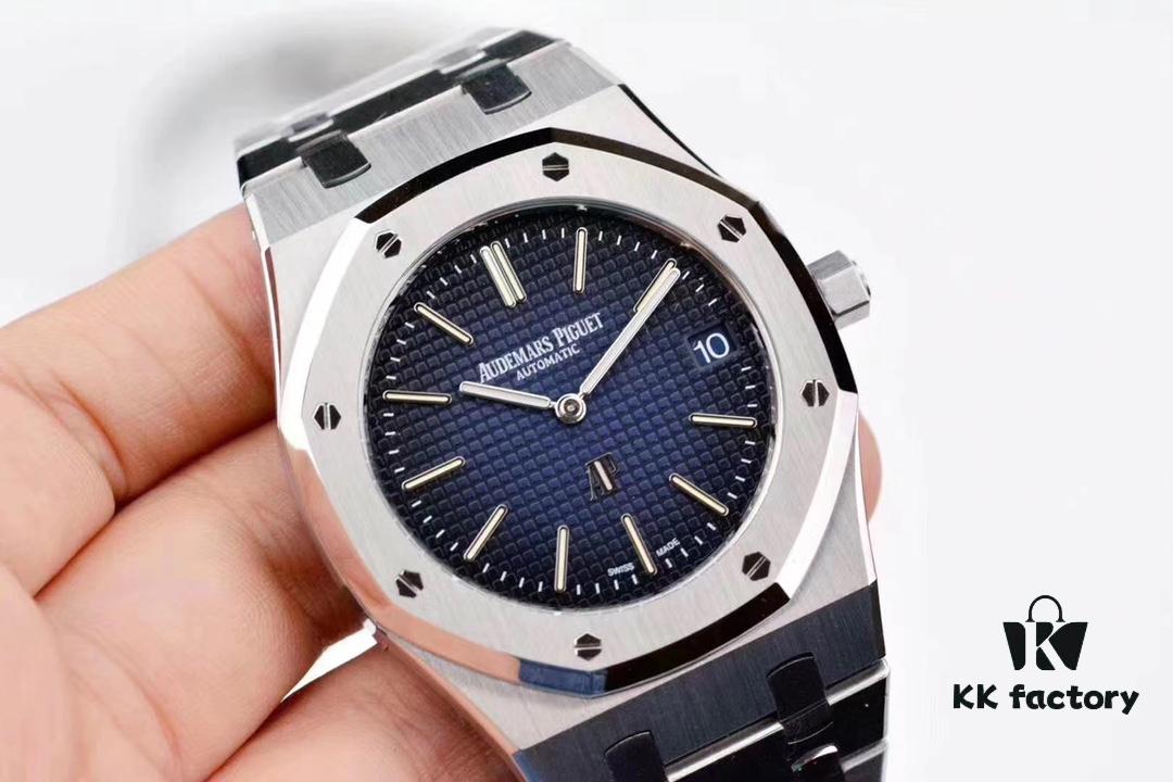 XF New Release: Royal Oak 15202 IP Ultra-Thin 'Smoked Blue' Custom Limited Edition, Limited to 150 Pieces