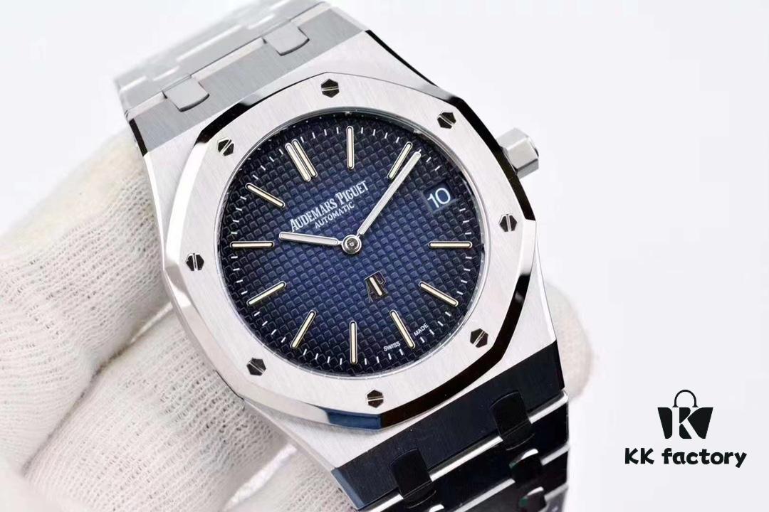 XF New Release: Royal Oak 15202 IP Ultra-Thin 'Smoked Blue' Custom Limited Edition, Limited to 150 Pieces