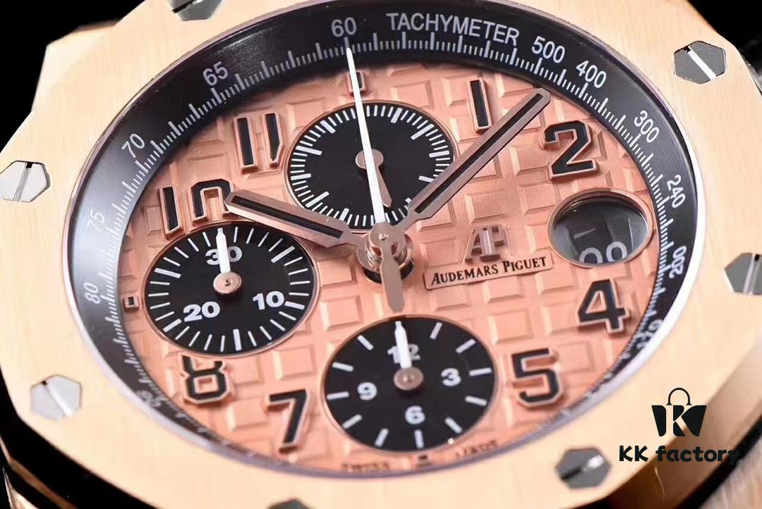 Limited Stock Arrived 🔥 JF Fine A P Royal Oak 26470 Ceramic Bezel Chronograph Series V2 Version 42mm