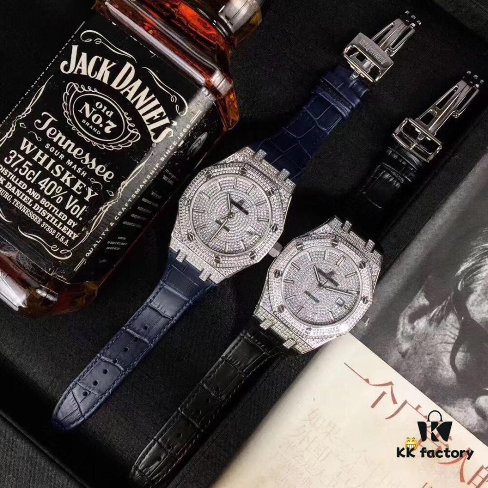 6931a8b7ccd8ab3d7af9d285 Royal Oak Offshore Meteorite Series Fully Set with Diamonds, Equipped with Modified Original Cal.3120 Ultra-Thin Automatic Movement, Italian Cowhide Strap, Original Buckle, One Year of Technical Refinement Achieves the Thinnest Full-Diamond Mechanical Watch on the Market, Size 41mm * 10mm