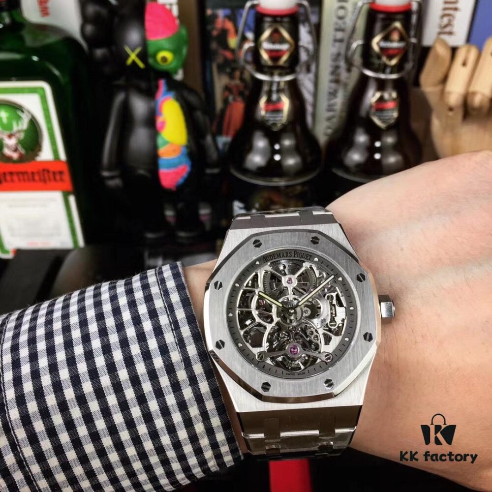 6931a8b8ccd8ab3d7af9d294 Royal Oak Offshore Series, Coated Glass, 44mm x 15mm, Custom Skeleton Mechanical Movement, Premium Quality with Zero Return Rate, Stainless Steel Bracelet, Original Folding Clasp, Octagonal Sandblasted Steel Case, Exuding a Cool and Commanding Presence