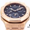 TWA Release Latest Overseas Novelty - Finally a Replica Detox Version Arrives: Dual Time Zone, AP Audemars Piguet Royal Oak 26120ST.OO.1220ST.01, Featuring Caliber 2329/2846 Automatic Movement, 316L Stainless Steel Case, 41mm x 13.5mm, Scratch-Resistant Sapphire Crystal with Functions Including Hours, Minutes, Date, Power Reserve Indicator, Second Time Zone, and 24-Hour Display, Luminescent Hands, Original Folding Clasp with Clear Logo