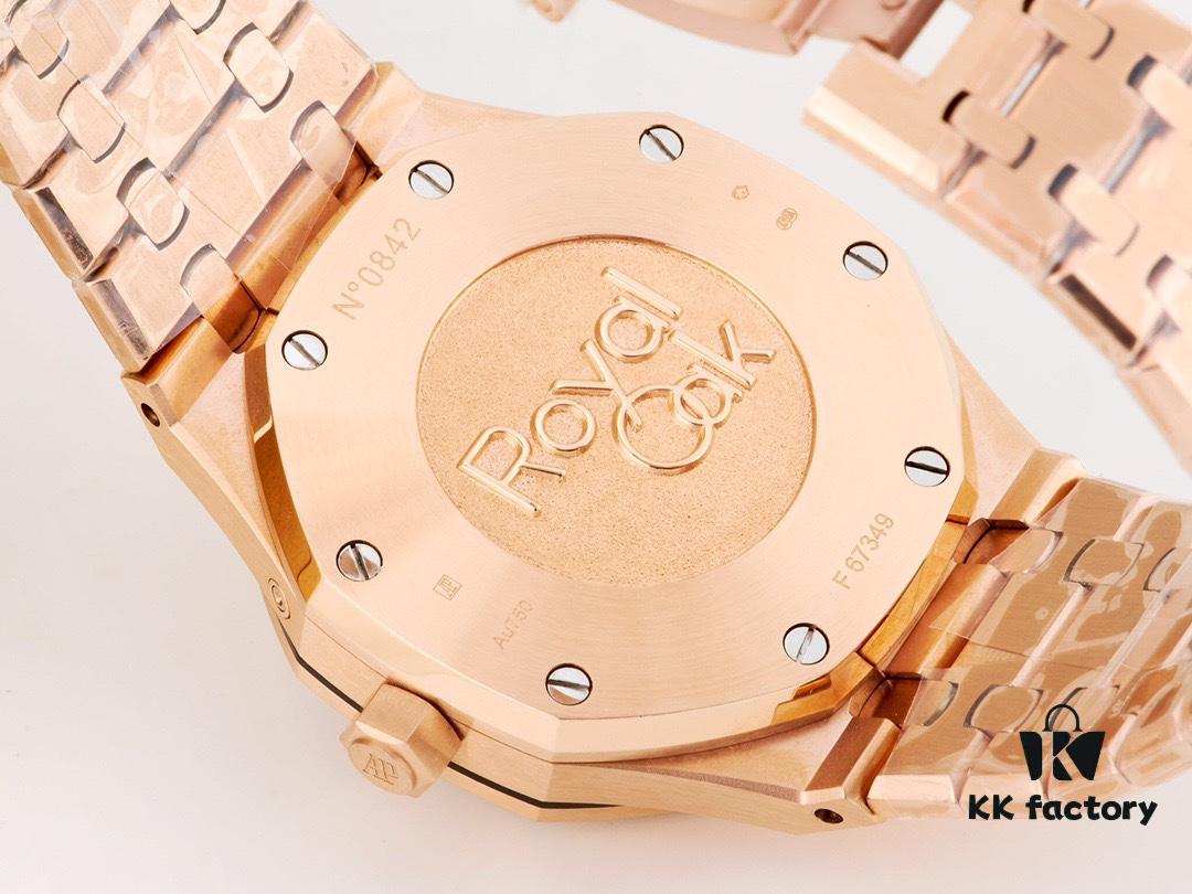 TWA Release Latest Overseas Novelty - Finally a Replica Detox Version Arrives: Dual Time Zone, AP Audemars Piguet Royal Oak 26120ST.OO.1220ST.01, Featuring Caliber 2329/2846 Automatic Movement, 316L Stainless Steel Case, 41mm x 13.5mm, Scratch-Resistant Sapphire Crystal with Functions Including Hours, Minutes, Date, Power Reserve Indicator, Second Time Zone, and 24-Hour Display, Luminescent Hands, Original Folding Clasp with Clear Logo