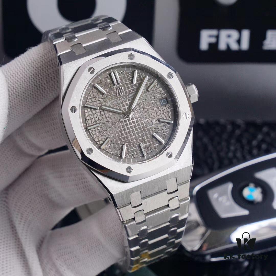 TW Taiwan Factory Royal Oak Series 15500ST Global Launch, Equipped with Brand New 9015-Based Calibre.4302 Original Movement