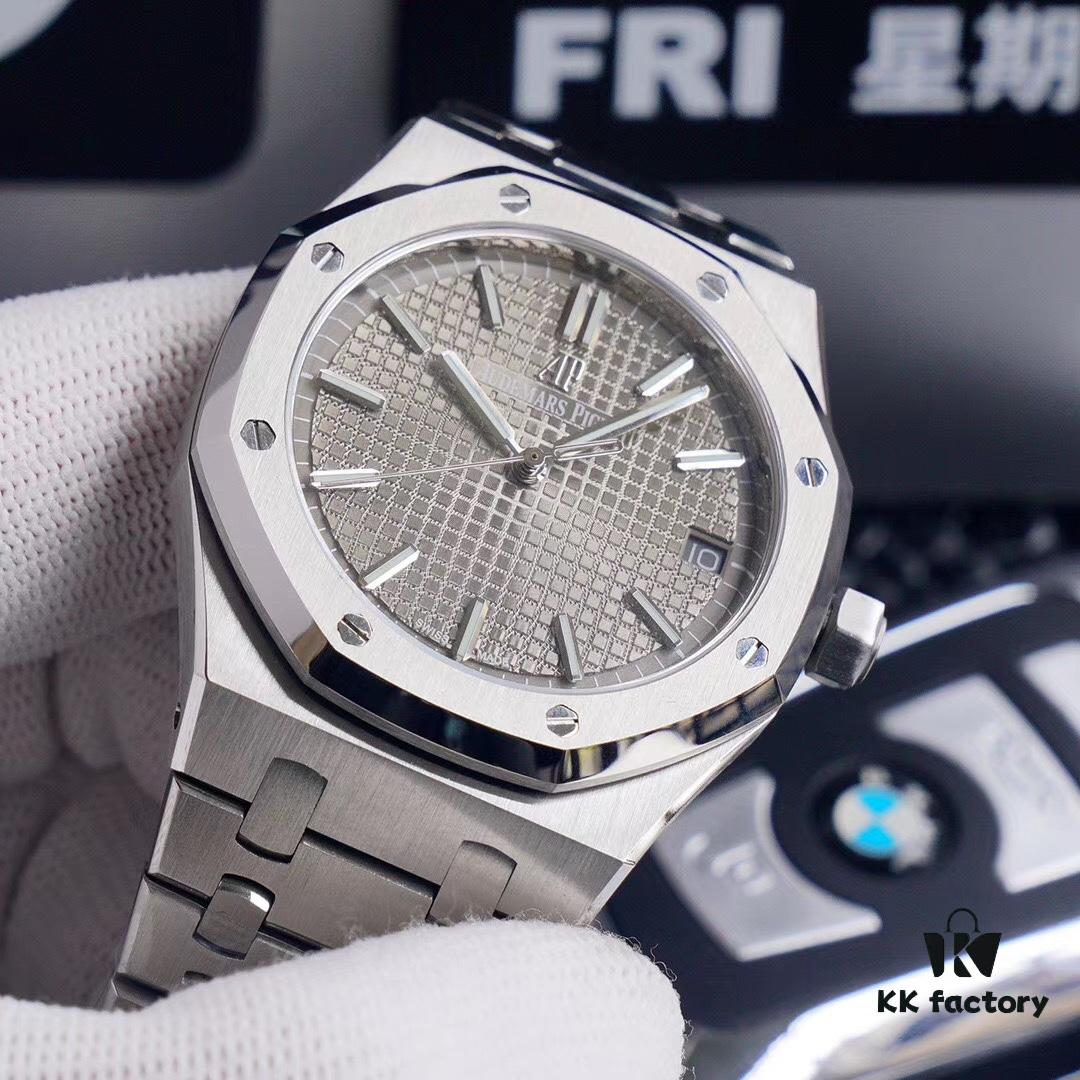 TW Taiwan Factory Royal Oak Series 15500ST Global Launch, Equipped with Brand New 9015-Based Calibre.4302 Original Movement