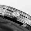 TZ Royal Oak Series 15452 Men's Full Diamond Pavé Watch (New Version: Side Diamonds, Bracelet Set with Large Square Diamonds, Bar Index Markers, and Built-in Logo)