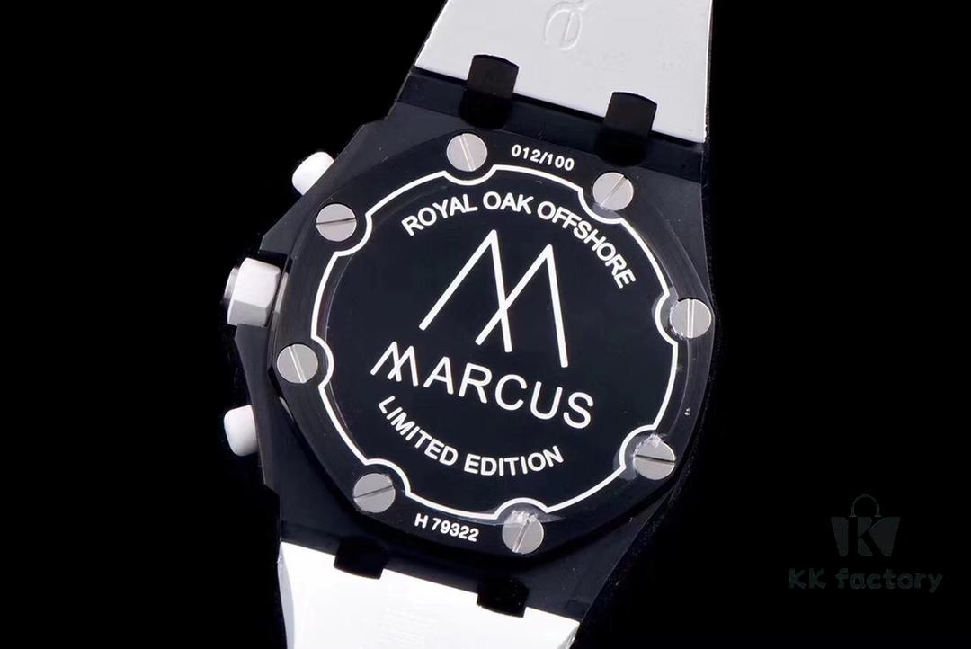 JF Fine Products, Royal Oak Offshore Series 26470OR, Marcus Limited Edition, Equipped with Asia 7750 Automatic Chronograph Movement, Size: 42*16 mm