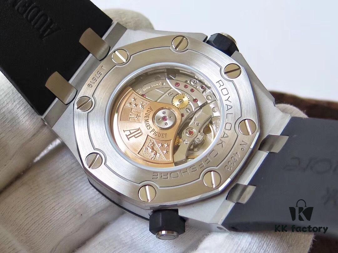 Limited Stock Arrival, JF Premium AP Royal Oak 15710 Series, 42mm Case Diameter, Equipped with Imported 9015 Movement Modified to 3120 Movement, Best Replica Version on the Market