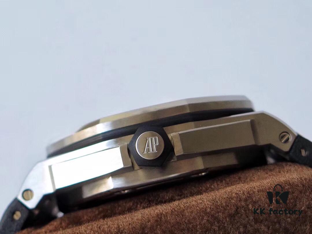 Limited Stock Arrival, JF Premium AP Royal Oak 15710 Series, 42mm Case Diameter, Equipped with Imported 9015 Movement Modified to 3120 Movement, Best Replica Version on the Market