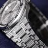 TZ Audemars Piguet Royal Oak Series 15452 Men's Full Diamond Sky-Dweller Watch with Hand-Set Moissanite