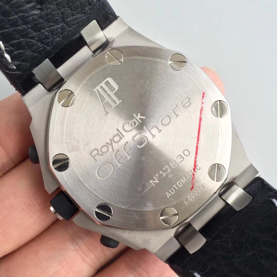 JF Fine Craftsmanship Audemars Piguet Royal Oak Offshore Series Panda Dial Chronograph Stainless Steel Bracelet Rubber Pushers Sapphire Crystal 7750 Modified with Small Seconds at 12 o'clock Position Movement 42mm