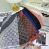 GUCCI 2022 Fall/Winter Wool Scarf Highly Recommended Luxury Double-Sided Square Shawl 140×140 with Iconic GG Logo Pattern