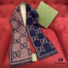 GUCCI 2021 Latest Scarf - Double-Sided Jacquard, Two-Tone Plaid Design, Must-Have Winter Accessory