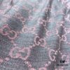 Classic Upgrade - Gray Pink | GUCCI, The Original Divine Aesthetic Style, So Soft and Elegant, Great Value, Double-Sided 3D Jacquard Craft, Wearable on Both Sides, 100% Wool, Extremely Soft and Non-Irritating, 48cm*180cm