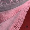 Classic Upgrade - Gray Pink | GUCCI, The Original Divine Aesthetic Style, So Soft and Elegant, Great Value, Double-Sided 3D Jacquard Craft, Wearable on Both Sides, 100% Wool, Extremely Soft and Non-Irritating, 48cm*180cm
