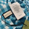 GUCCI Check Two-Tone Fringe Scarf