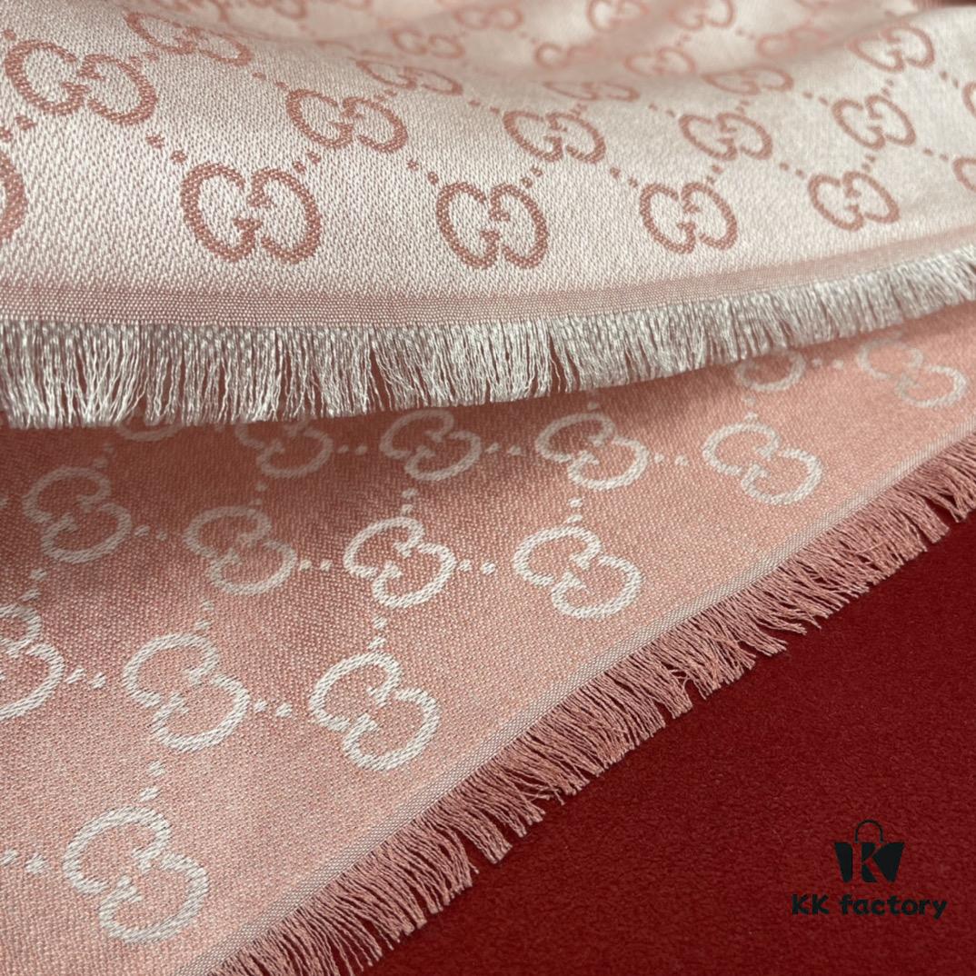 New Arrival - GUCCI Classic Style Scarf, 80% Wool and 20% Mulberry Silk, 140*140CM