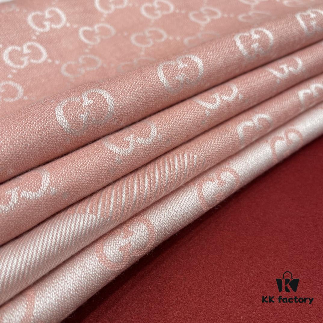 New Arrival - GUCCI Classic Style Scarf, 80% Wool and 20% Mulberry Silk, 140*140CM