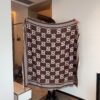 Gucci Premium Original Stock Large Scarf 140x140 cm - New 2022 Double-Sided Classic Print in Dual Colors