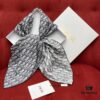 Dior Vintage Classic Floral Square Scarf, Pure Hand-Rolled Silk, 90*90CM