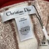 Khaki Dior Winter Must-Have Super Classic Cashmere Scarf