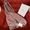 RED DIOR Super Hard-to-Get Classic Cashmere Scarf in Winter, Warm and Stylish, 100% Pure Cashmere, Soft and Thick Windproof, 45cm*200cm