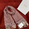 RED DIOR Super Hard-to-Get Classic Cashmere Scarf in Winter, Warm and Stylish, 100% Pure Cashmere, Soft and Thick Windproof, 45cm*200cm
