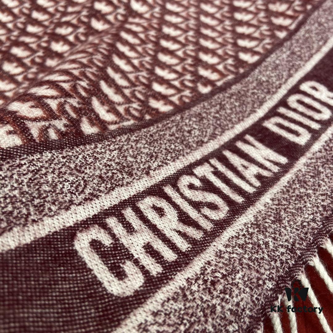 RED DIOR Super Hard-to-Get Classic Cashmere Scarf in Winter, Warm and Stylish, 100% Pure Cashmere, Soft and Thick Windproof, 45cm*200cm