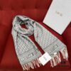 Dior Gray Winter Super Hard-to-Find Classic Cashmere Scarf