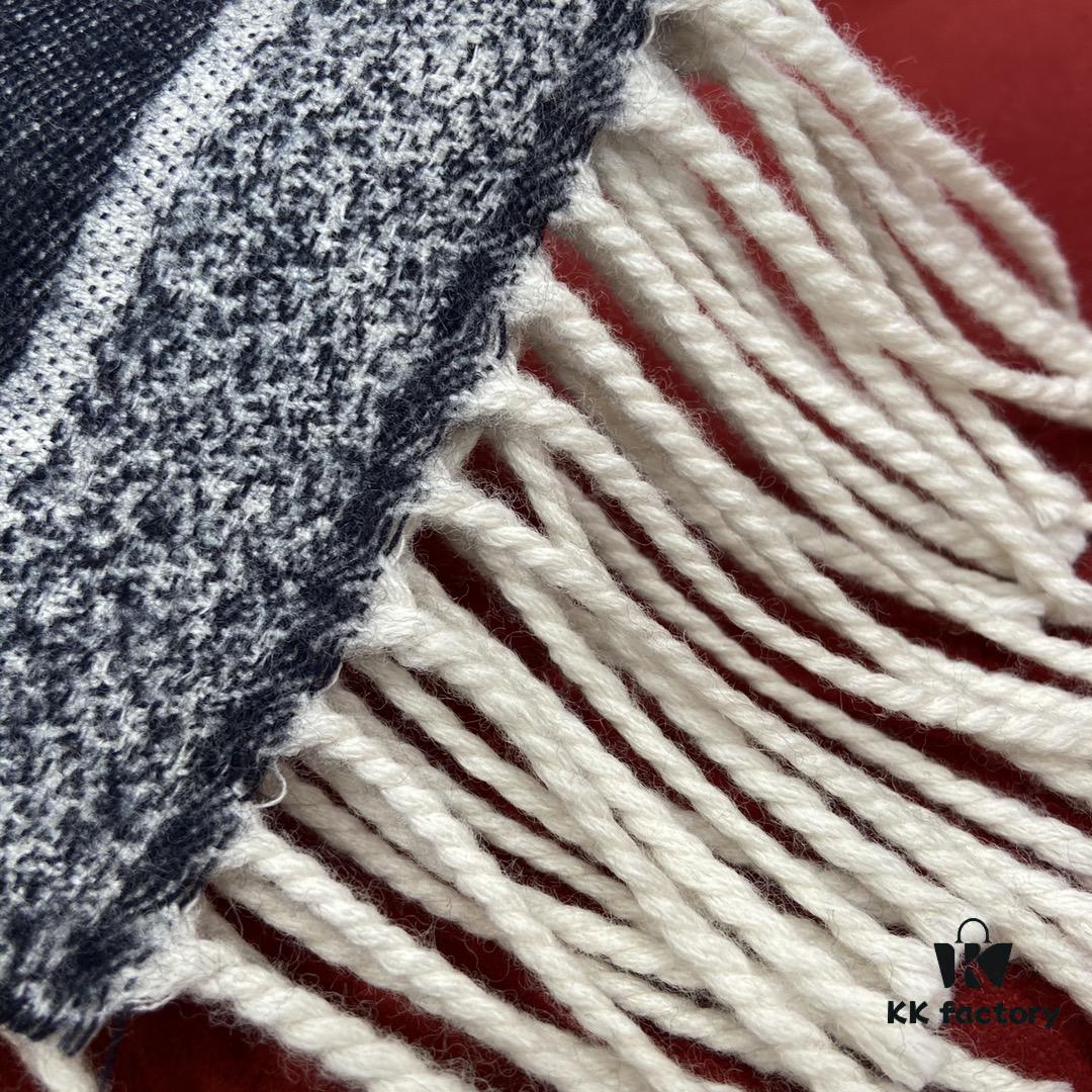 Blue Dior Winter Must-Have Classic Cashmere Scarf