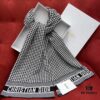 DIOR Eternal Classic – Houndstooth Pattern Unisex Scarf with 97% Cashmere