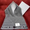 DIOR Eternal Classic – Houndstooth Pattern Unisex Scarf with 97% Cashmere