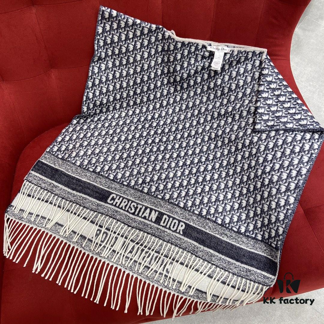 Dior Classic Elegant Shawl - Pure Cashmere Hooded Wrap, Soft and Skin-Friendly, Perfect for Styling - 70*150cm, 100% Cashmere