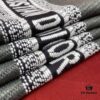 Gray Dior's Latest Autumn/Winter Preppy Double-Sided Scarf – Extremely Versatile, Two Looks in One