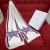 Dior Alpine Lucky Star Scarf 70% Wool and 30% Cashmere Jacquard Knit Warm Soft and Smooth Unisex Lightweight Scarf 30*200CM