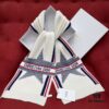 Dior Alpine Lucky Star Scarf 70% Wool and 30% Cashmere Jacquard Knit Warm Soft and Smooth Unisex Lightweight Scarf 30*200CM