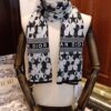 Dior Men's Cashmere Knit Scarf, High-End Classic Design, Matches Store Version