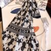 Dior Men's Cashmere Knit Scarf, High-End Classic Design, Matches Store Version