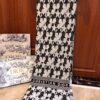 Dior Men's Cashmere Knit Scarf, High-End Classic Design, Matches Store Version