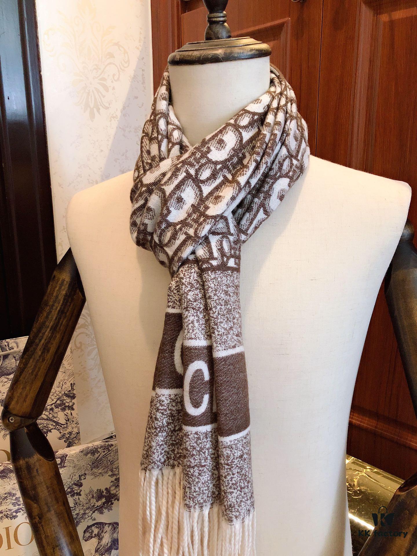 Hot Arrival ‼️ Highly Recommended 【DIOR】 Must-Have! Latest Designer Double-Sided Cashmere Scarf – Extremely Versatile and Elegant!