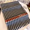 Dior Hot-Selling New Checkered Pattern Scarf, Celebrity Favorite, Classic and Timeless Design