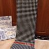 Dior Hot-Selling New Checkered Pattern Scarf, Celebrity Favorite, Classic and Timeless Design