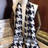 Dior High-End Cashmere Knit Scarf, Synchronized with Boutique Collection