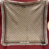 Brown Dior Classic Signature Monogram Shawl with Small Tassels, Timeless and Versatile Square Scarf, 100% Twill Silk Satin, 90*90 cm