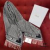 Thousand Bird Check Dior-style Essential Shawl – A Must-Have for Every Wardrobe