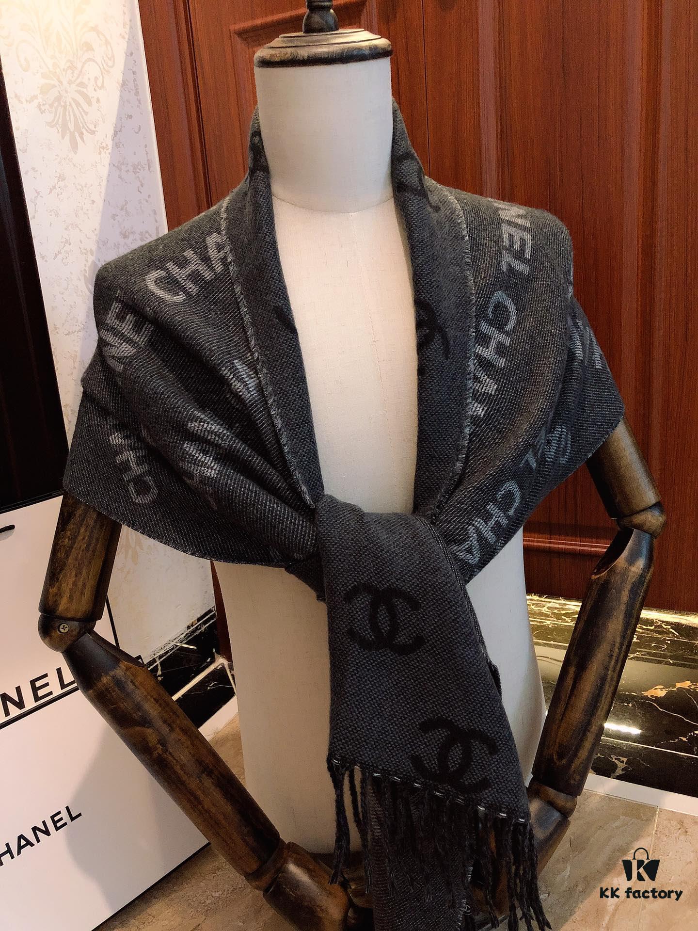 CHANEL Latest Scarf, Super Soft and Stylish Double-Sided Design!