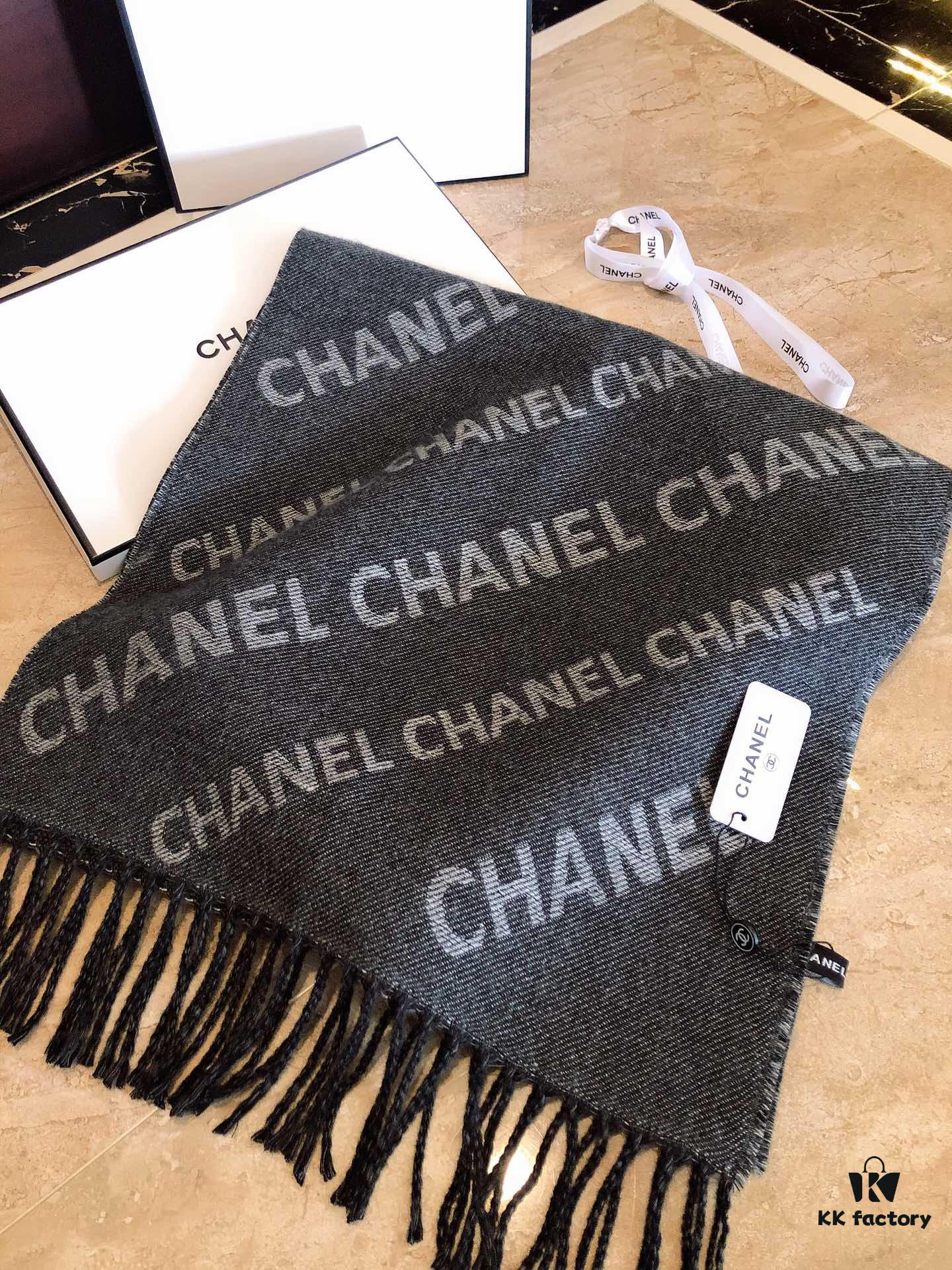 CHANEL Latest Scarf, Super Soft and Stylish Double-Sided Design!