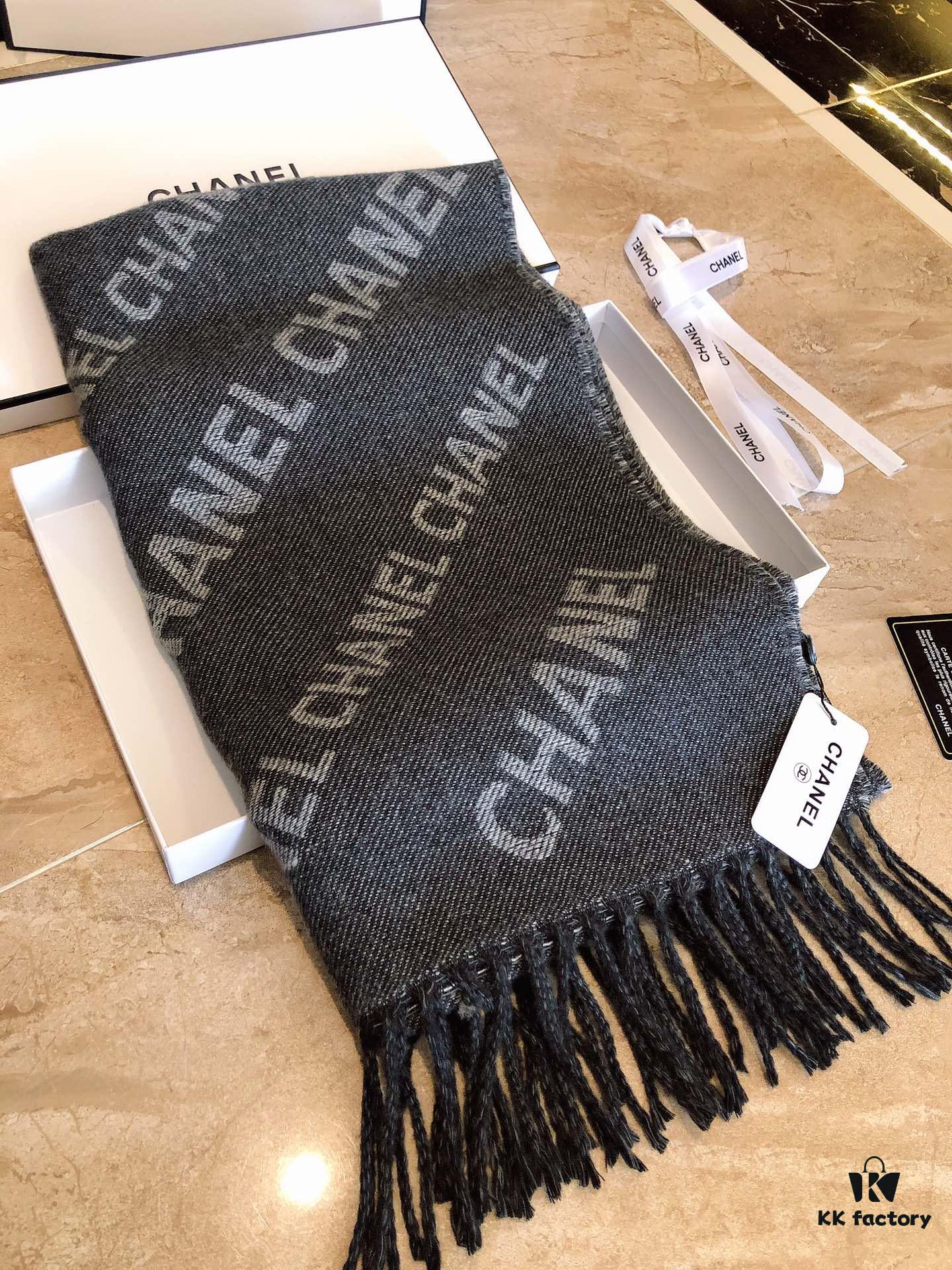 CHANEL Latest Scarf, Super Soft and Stylish Double-Sided Design!